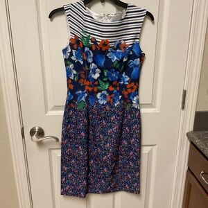Antonio Melani size 0 floral sheath type dress.  EUC.